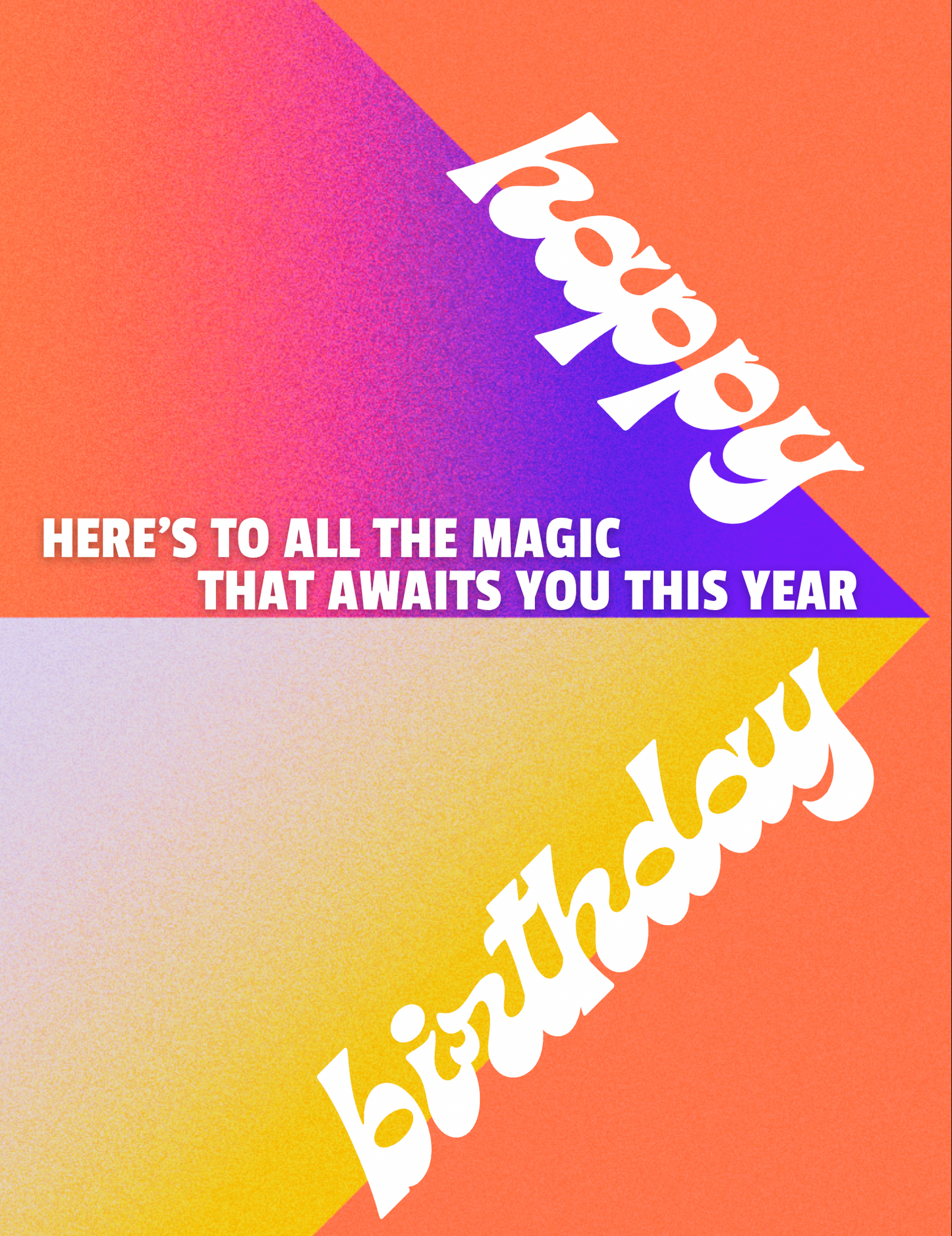 Here's to All the Magic That Awaits You This Year, Happy Birthday
