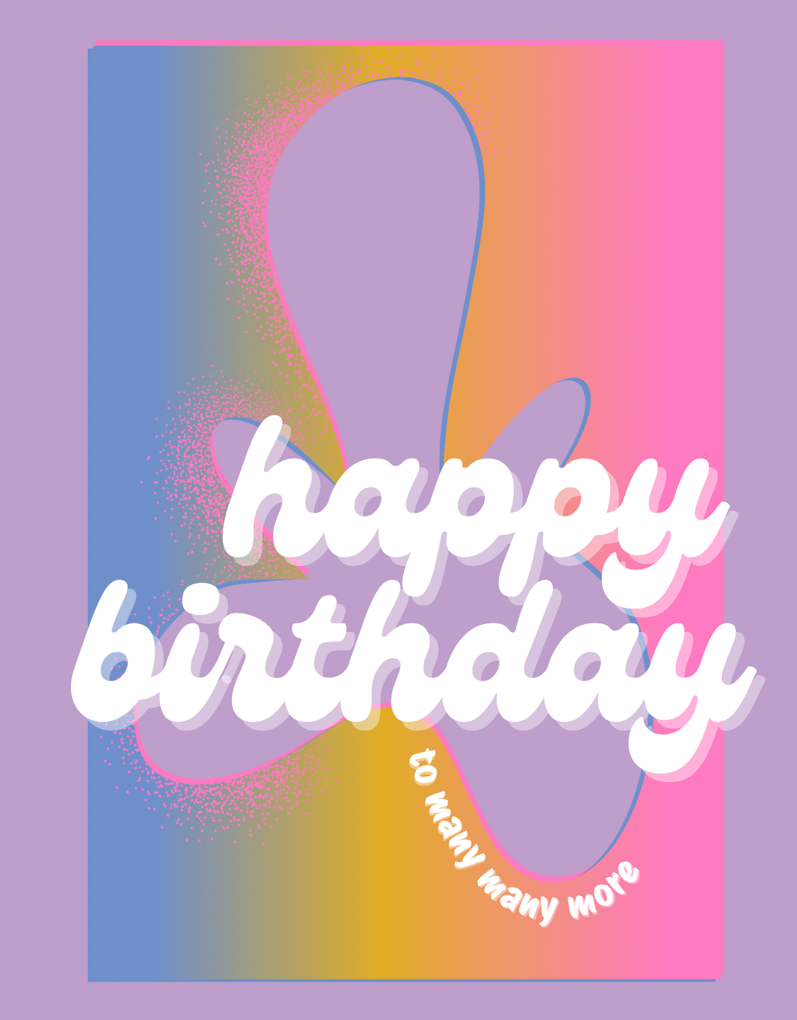 Happy Birthday to Many Many More Purple