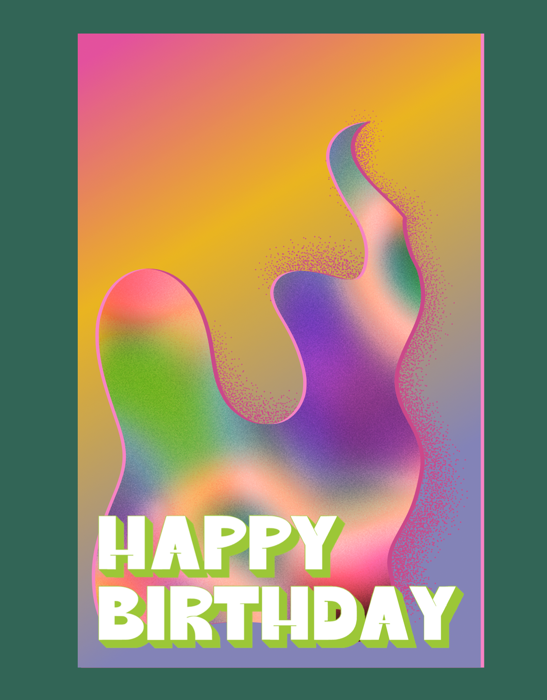 Happy Birthday Teal
